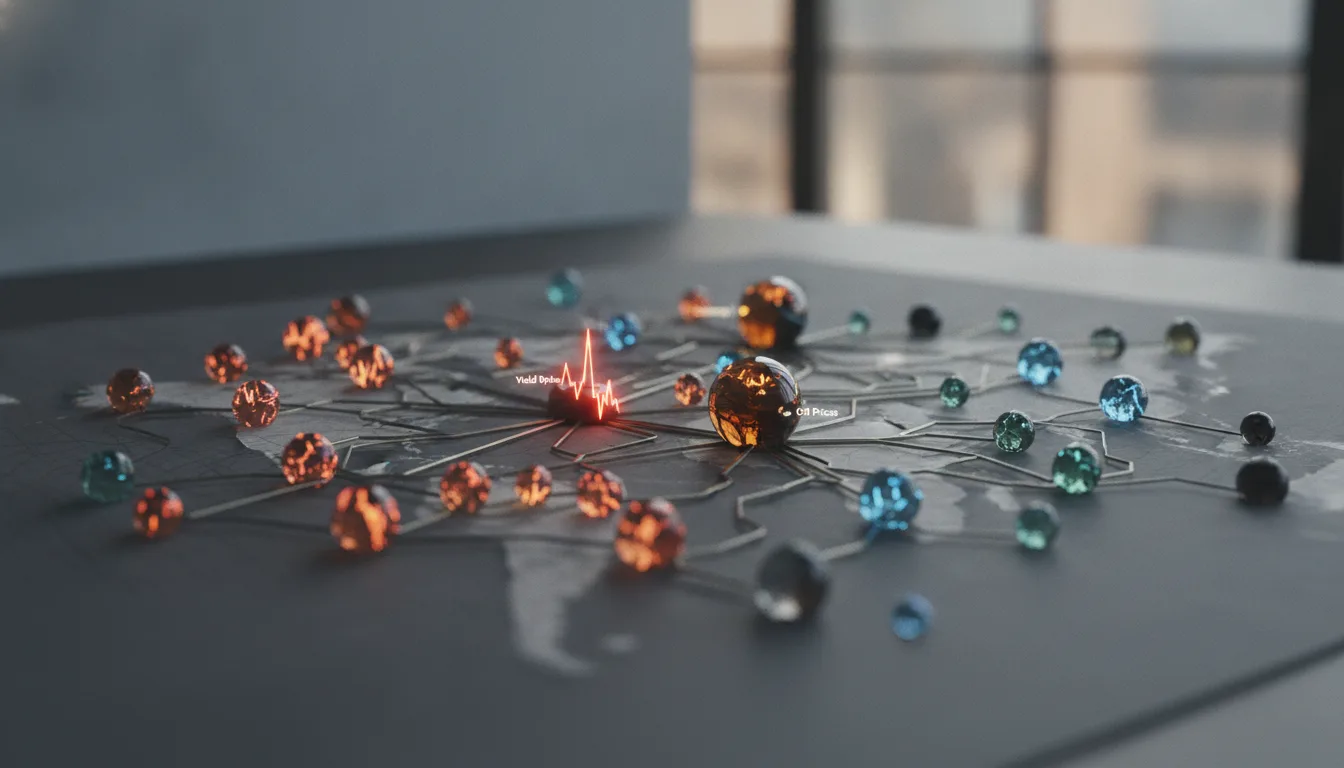 Illustration for "Yield Spike and Oil Prices: Ripple Effects on Companies"