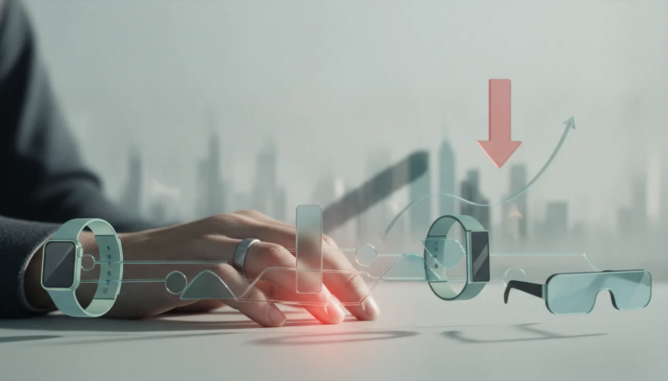 Illustration for "Oura IPO Delay: Signals for Wearable Tech and Public Markets"